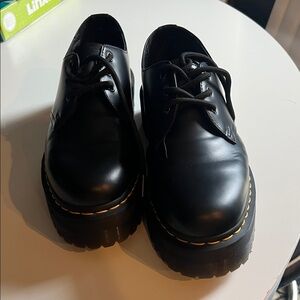 Dr. Martens Black 1461 quads